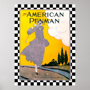 Impressão de Golfe de 1917