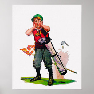 Impressão de Golfe de 1925