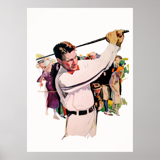 Impressão de Golfe de 1932 (Frente)