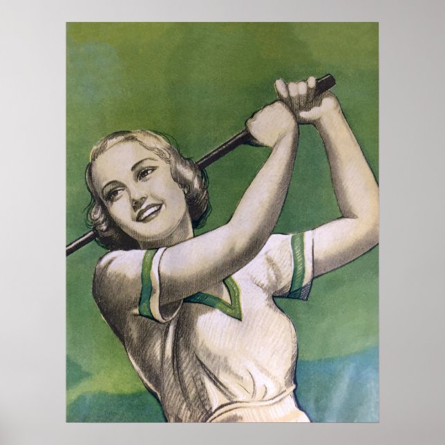 Impressão de Golfe de 1937 (Frente)