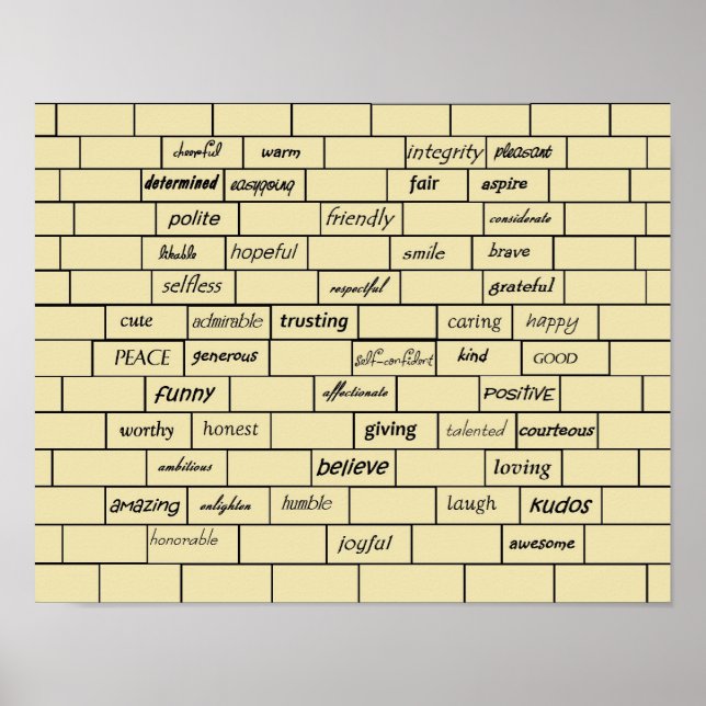 Impressão de Grafite Inspiracional (Frente)