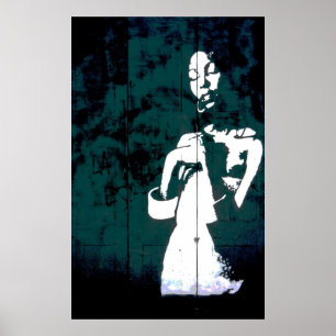 impressão de grafite psicodélico