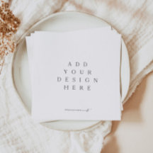 Impressão de Guardanapos com Design Personalizado