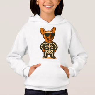 Impressão de Halloween para crianças com esqueleto
