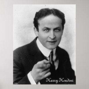 Impressão de Harry Houdini