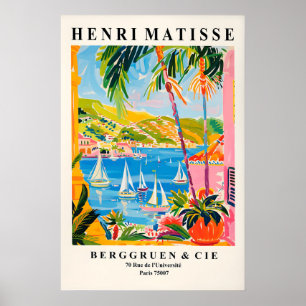 Impressão de Henri Matisse Rosa Riviera Mediterrân