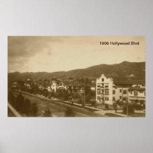 Impressão de Hollywood Blvd 1906