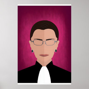 Impressão de ícone RBG (Ruth Bader Ginsburg) - Ape