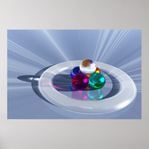 Impressão de iluminação de curvas