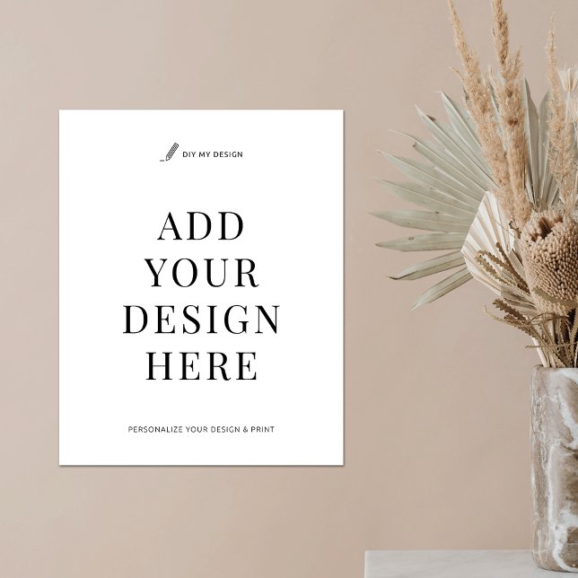 Impressão de impressão personalizada de Poster de  (8x10" Poster Printing - Upload Your Artwork to print your wall art, paper sign or poster)