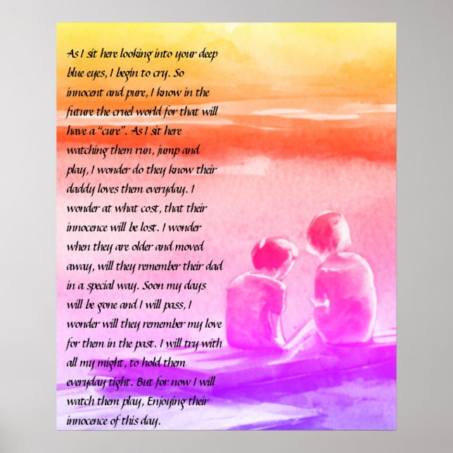 Impressão de inocência, Papel Poster de valor (Mat (Frente)