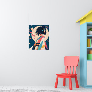 Impressão de inspiração em anime Nº 5 Sussurro de