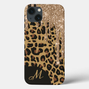 Impressão de Jaguar castanho com brilho