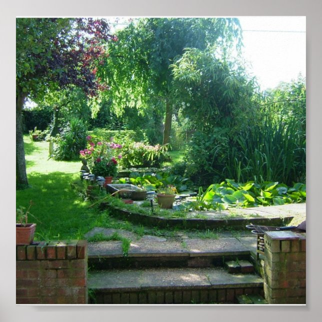 Impressão de Jardim Inglês Verão (Frente)