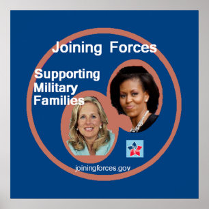 Impressão de junta do POSTER das forças