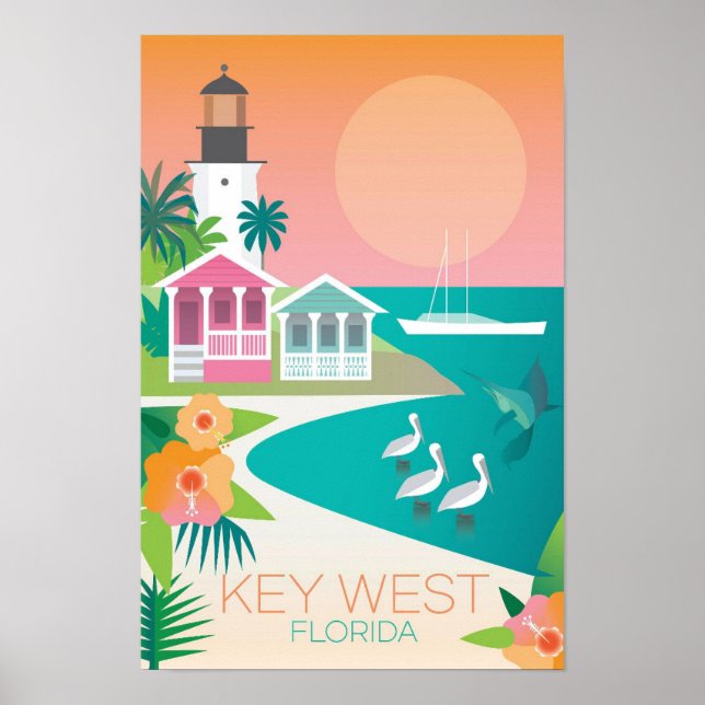 Impressão de Key West (Frente)