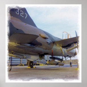 Impressão de Korat AFB Tailândia 1968 F-105 A1