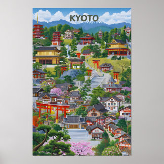 Impressão de Kyoto