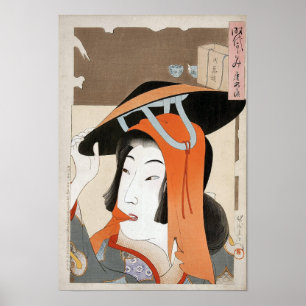 Impressão de Lady Art do Japonês Clássico Geish