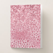 Impressão de Leopard Glitter Brilhante Rosa
