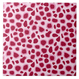 Impressão de leopardo - Burgundy e Rosa
