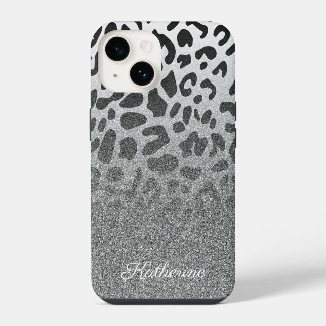 Impressão de leopardo glitter (Verso)