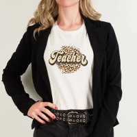 Impressão de Leopardo Retro I Professora Fofa