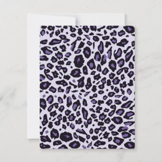 Impressão de leopardo roxo