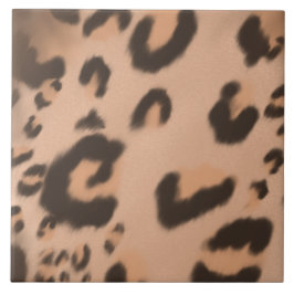 Impressão de Leopardo Texturizada à Mão