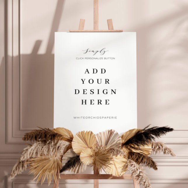 Impressão de Letreiro de Casamento 18"x24" (Criador carregado)