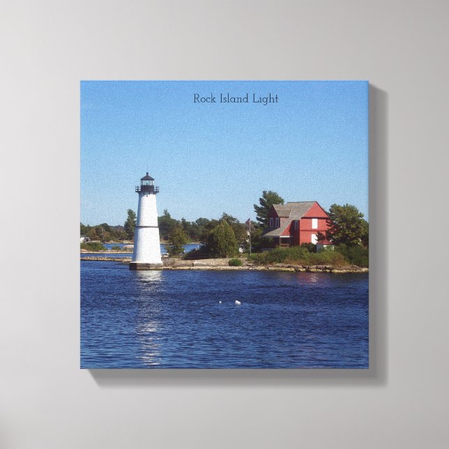 Impressão de lona Rock Island Light (Frente)