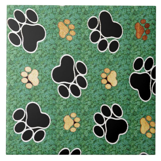 Impressão de mão branca e verde (Frente)