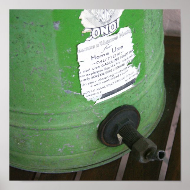 Impressão de Máquina de Lavagem Antica (Frente)