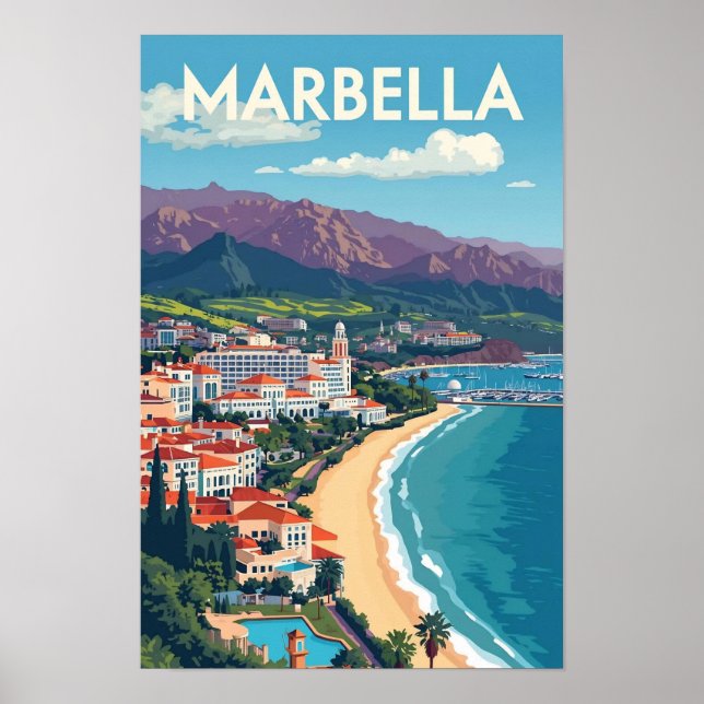 Impressão de Marbella (Frente)