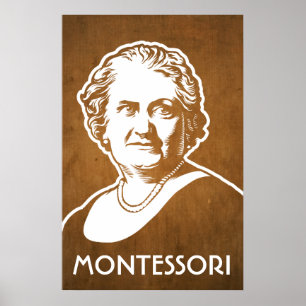 Impressão de Maria Montessori
