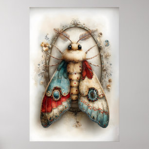 Impressão de Mariposa Boho, Parede Imprimível de B