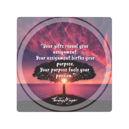 Impressão de metal "Atribuição"