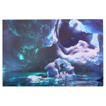 Impressão de metal subglacial