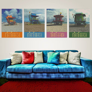 Impressão de Miami Beach, Papel Poster de valor (