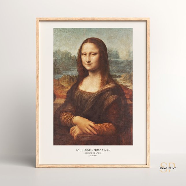 Impressão de Mona Lisa Art por Leonardo da Vinci (Criador carregado)