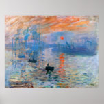 Impressão de Monet, nascer do Sol<br><div class="desc">Impressão,  Sunrise de Claude Monet (1872).</div>