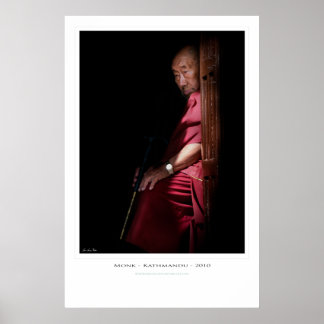 Impressão de Monk Sentado
