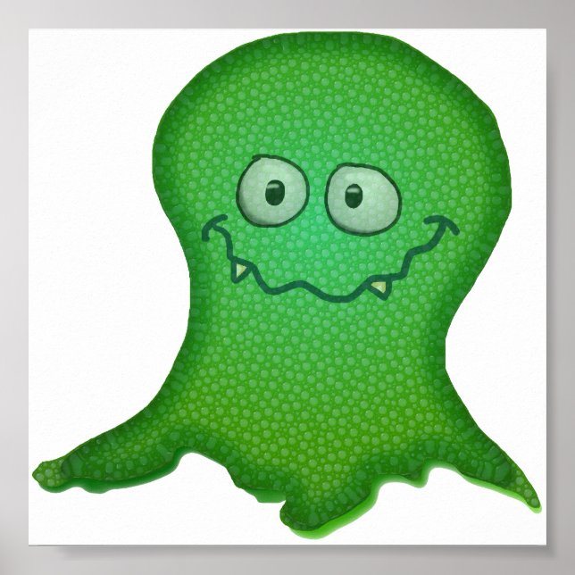 Impressão de Monstro Verde (Frente)