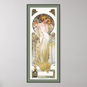 Impressão de Mucha Poster: Sylvais Perfume Ad