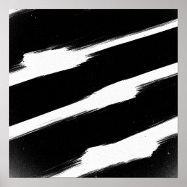 Impressão de Muro Monocromático Elegante | Preto C