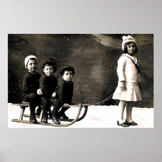 impressão de Natal de 1920