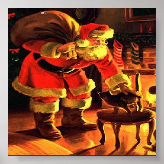 Impressão de Natal Santa Claus (Frente)