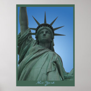 Impressão de New York da estátua da liberdade do