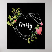 Impressão de Nome Personalizado | Moderno Monogram