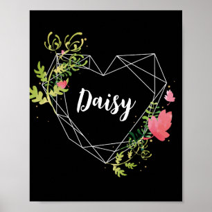 Impressão de Nome Personalizado Moderno Monogram